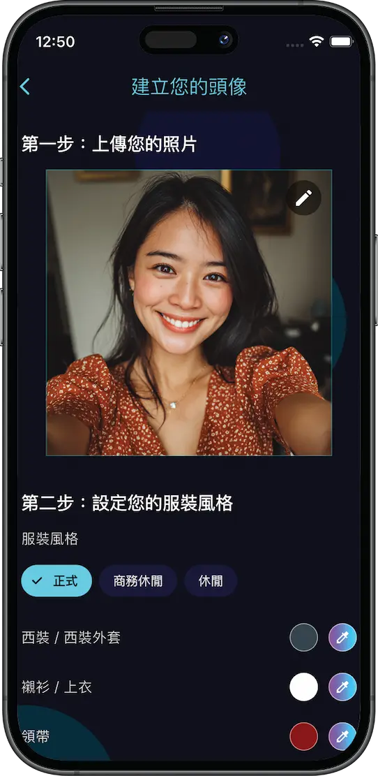 原始個人照片手機模型